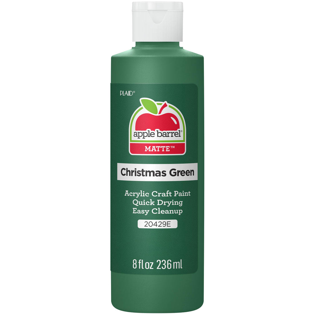 Acrylic Paint Matte Xmas Grn 8oz Apple Barrel