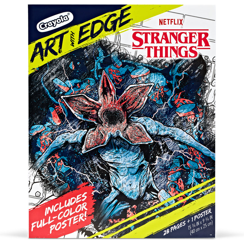 Art with Edge Stranger Things Coloring Book, 28 Coloring Pages, Pack of 2