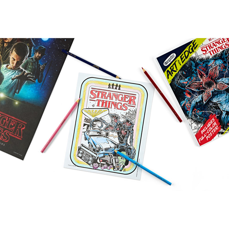 Art with Edge Stranger Things Coloring Book, 28 Coloring Pages, Pack of 2