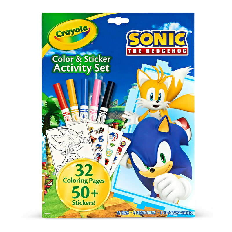 Color & Sticker Activity Set, Sonic, 2 Sets