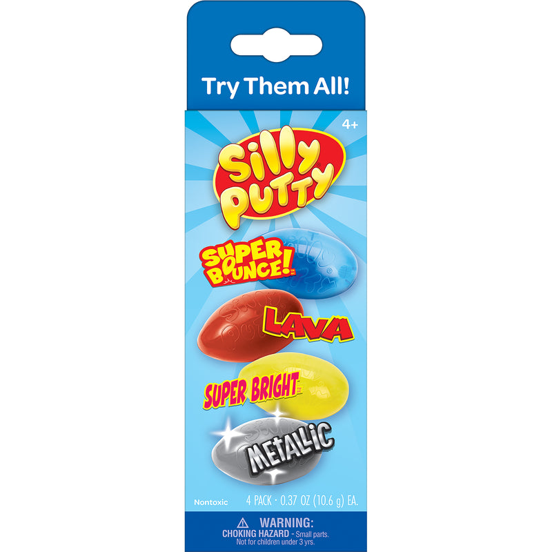 Silly Putty 4ct Variety Pack