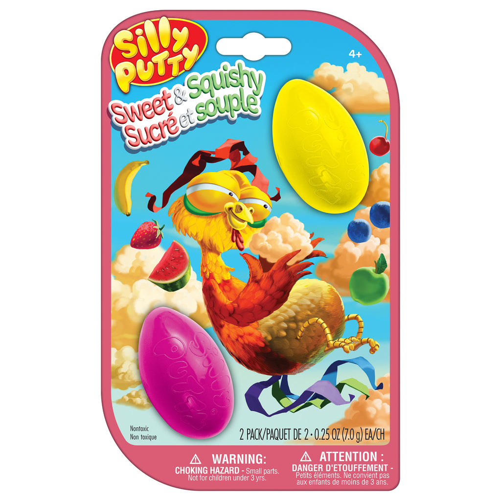 Silly Putty 2ct Sweet & Squishy Egg