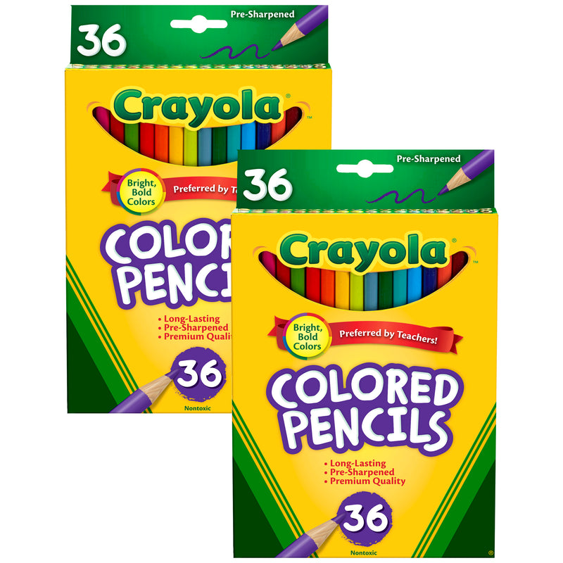 (2 Bx) Colored Pencils 36ct Asst