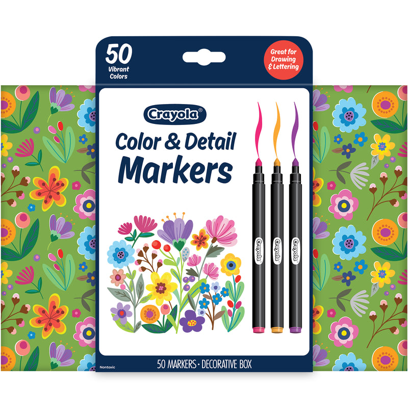 Color & Detail Markers, Pack of 50