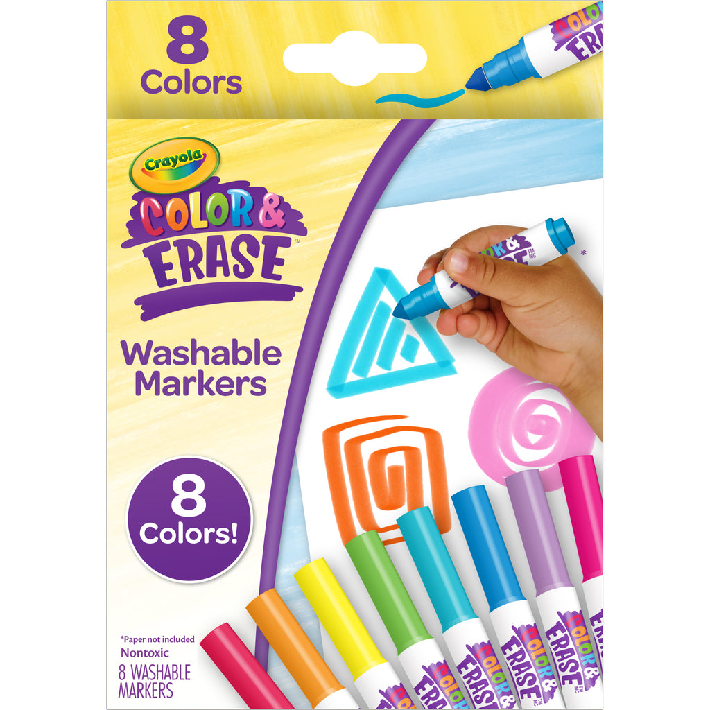 Crayola Color & Erase 8ct Markers
