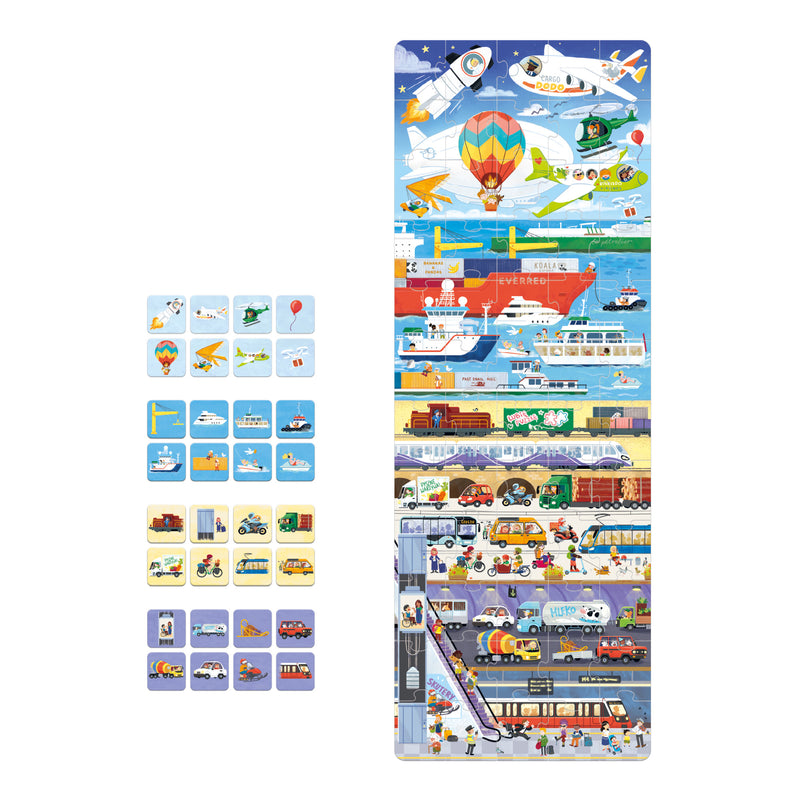 Puzzle + Transport, 4+ Years