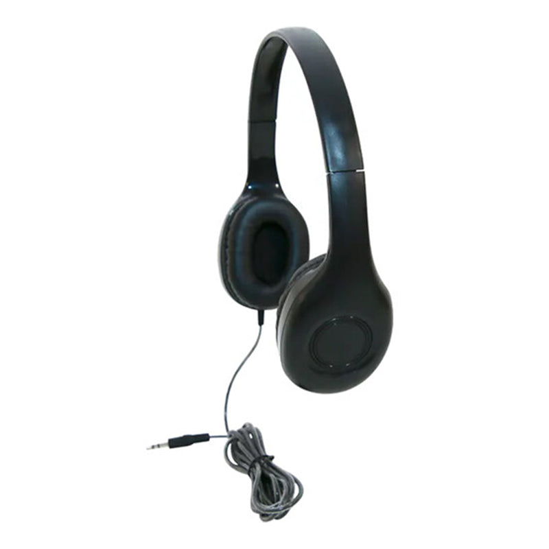 On-Ear Headphones with 3.5mm Plug, Black