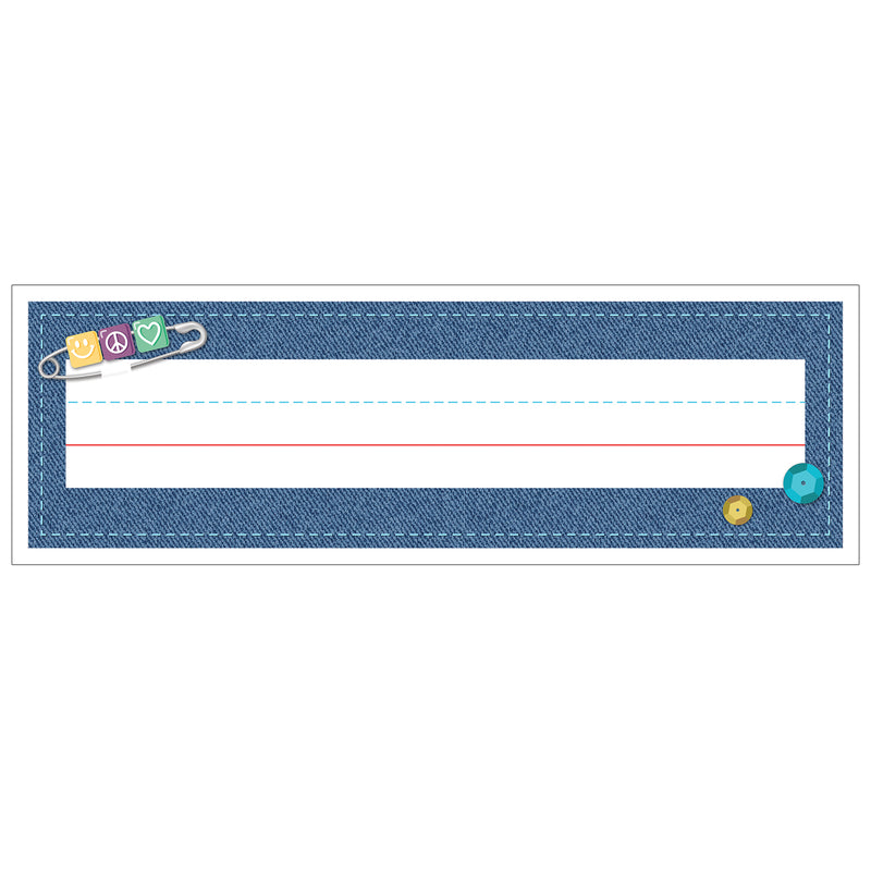Crafty and Cool Name Plates, 36 Per Pack, 6 Packs