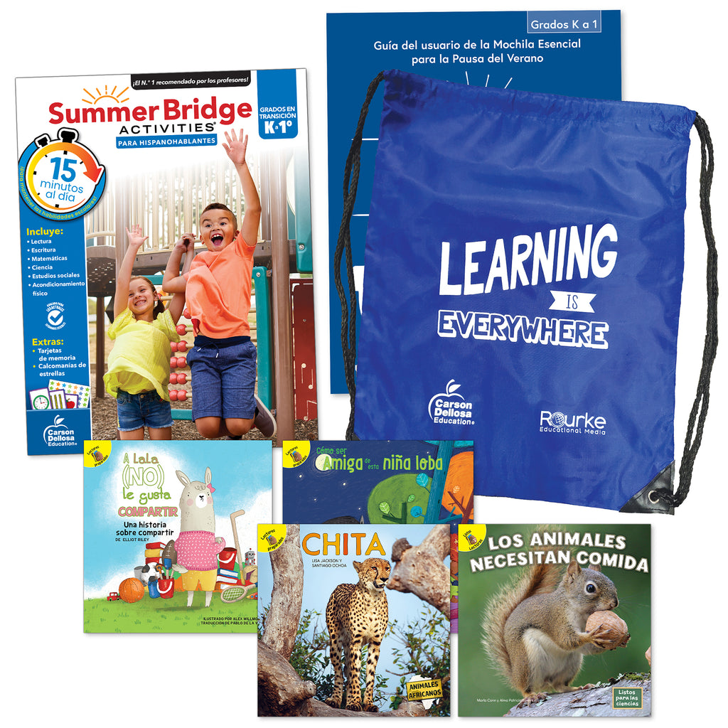 Summer Bridge Spanish Backpack, Grade K-1
