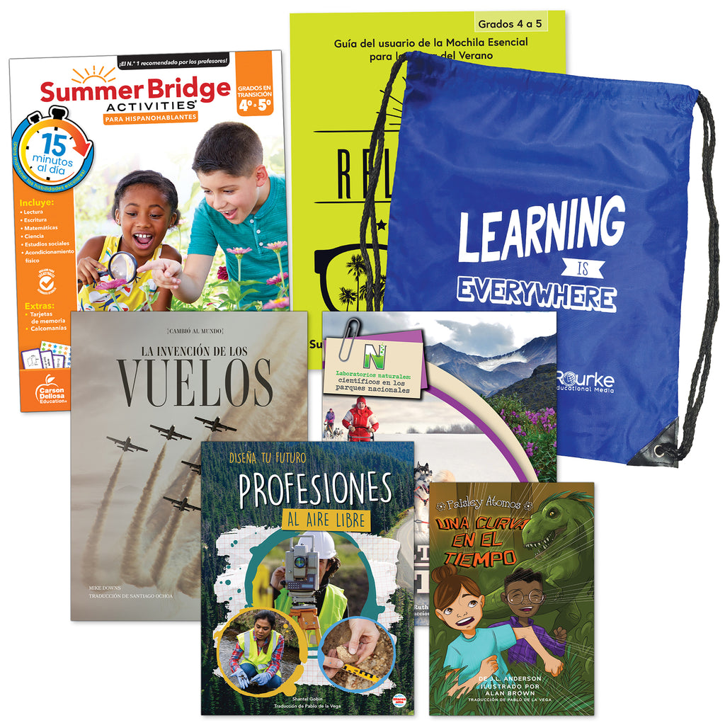 Summer Bridge Spanish Backpack, Grade 4-5