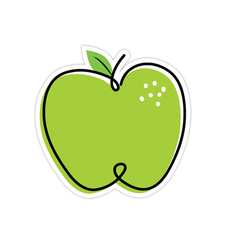 Core Décor Doodle Apples 6" Designer Cut-Outs, 36 Per Pack, 3 Packs