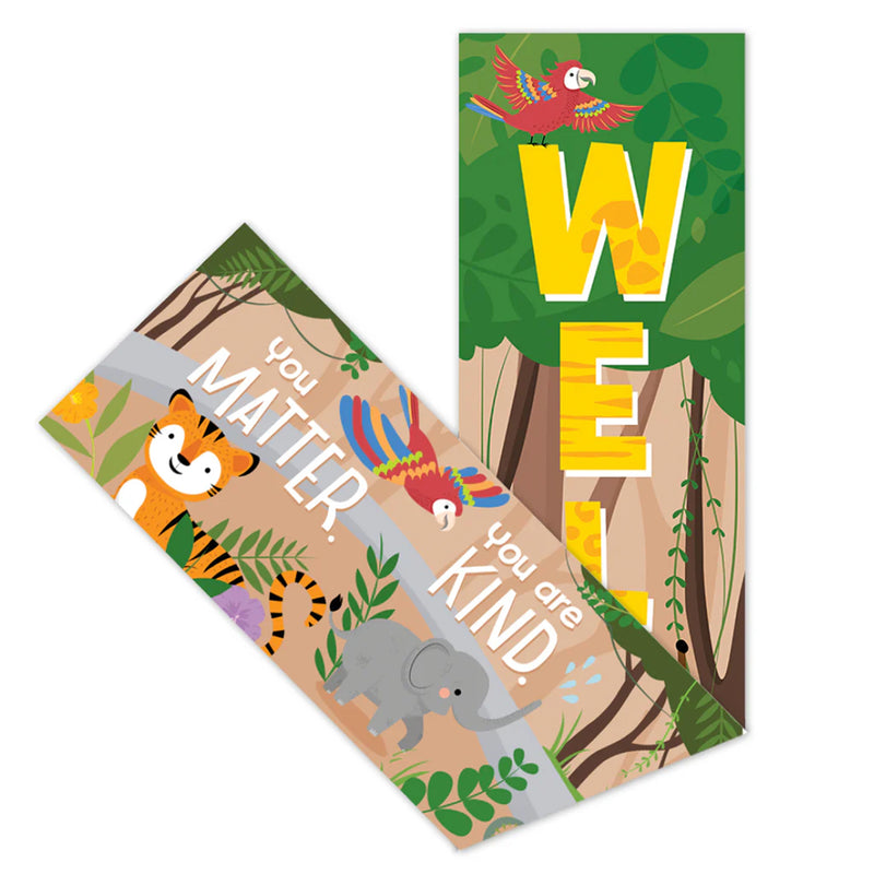 Jungle Friends Welcome Banner, 8"W x 39"H, Pack of 3