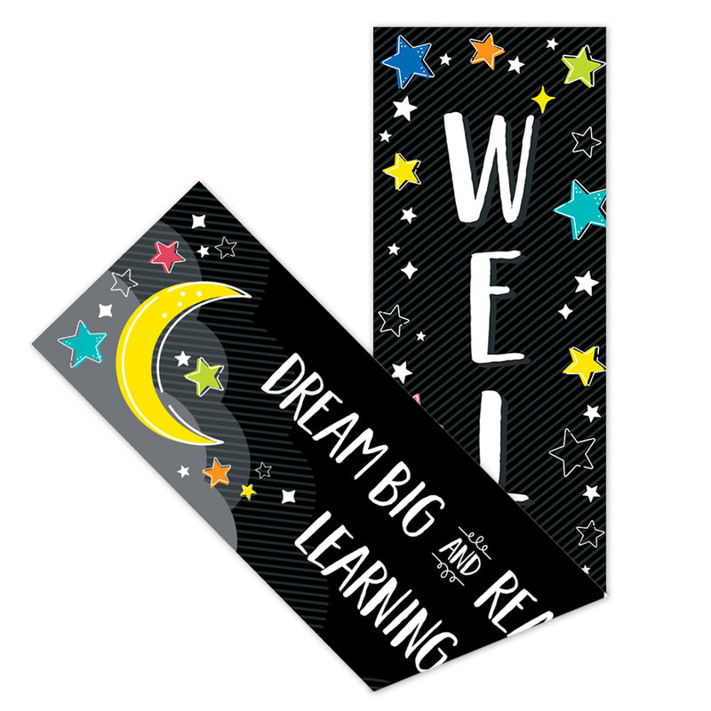 Star Bright Welcome Banner, 8" x 39", Pack of 3
