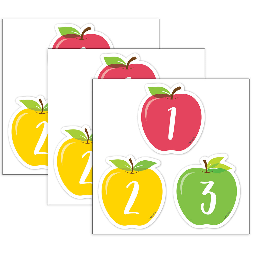Apple Time Apples Calendar Days, 35 Pieces Per Pack, 3 Packs