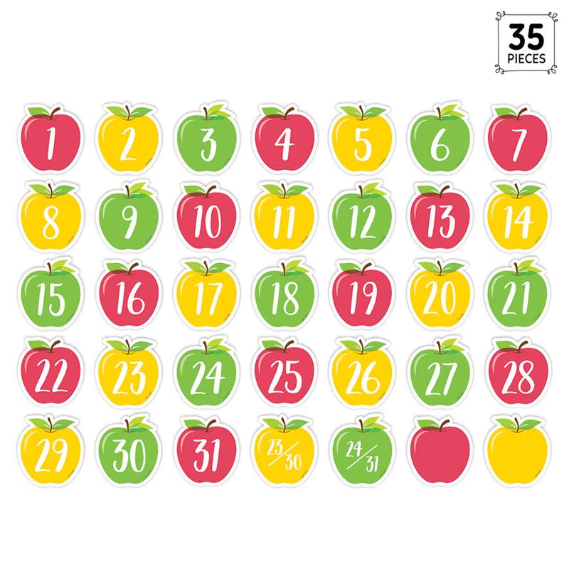 Apple Time Apples Calendar Days, 35 Pieces Per Pack, 3 Packs