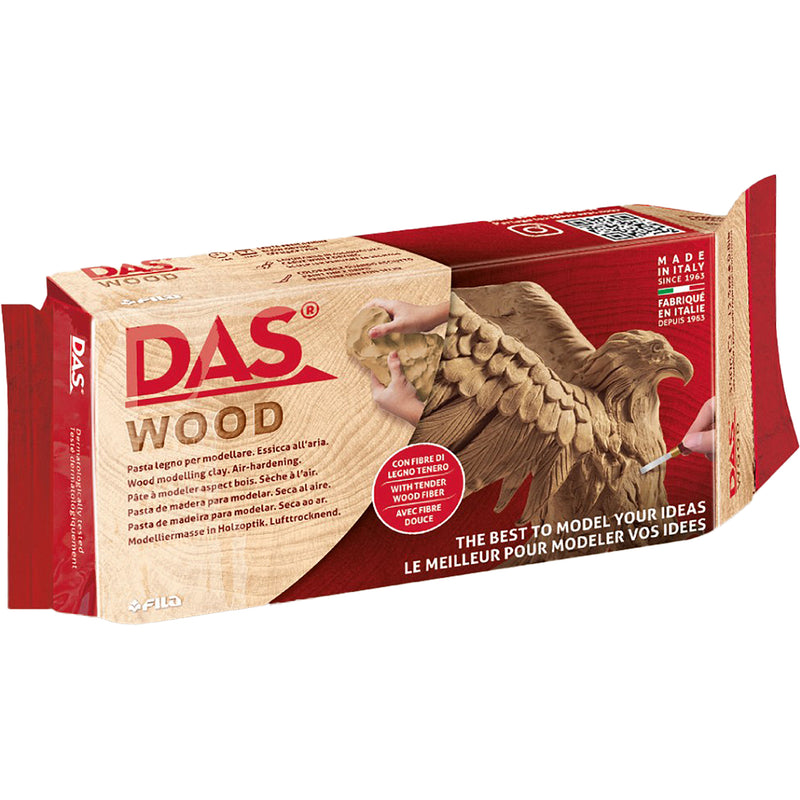 Das Modeling Clay Wood 700g Air Hardening