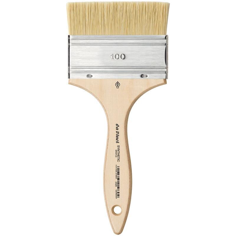 SYNTHETIC Mottler Brush, Natural Hog, Acrylic & Oil, Flat, Series 2429, Size 100