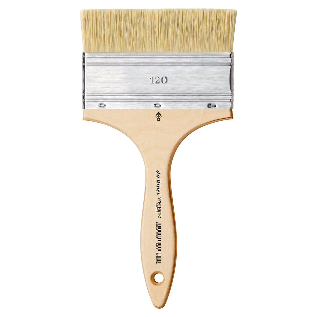 SYNTHETIC Mottler Brush, Natural Hog, Acrylic & Oil, Flat, Series 2429, Size 120