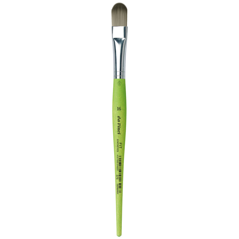 FIT Synthetics Student Brush, Synthetic, Acrylic & Tempera, Filbert, Series 375, Size 16