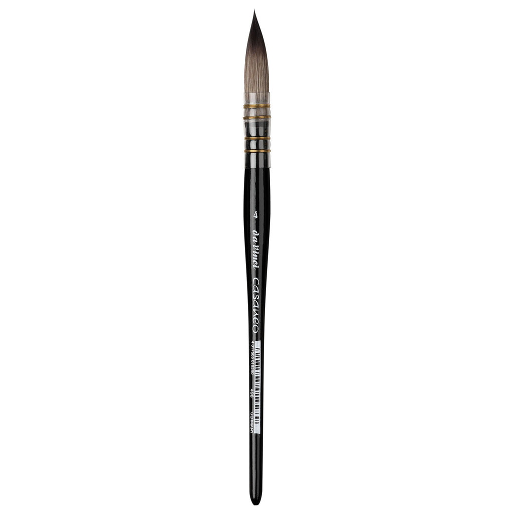 CASANEO Quill Wash, Extra Soft Synthetic, Watercolor, Series 498, Size 4