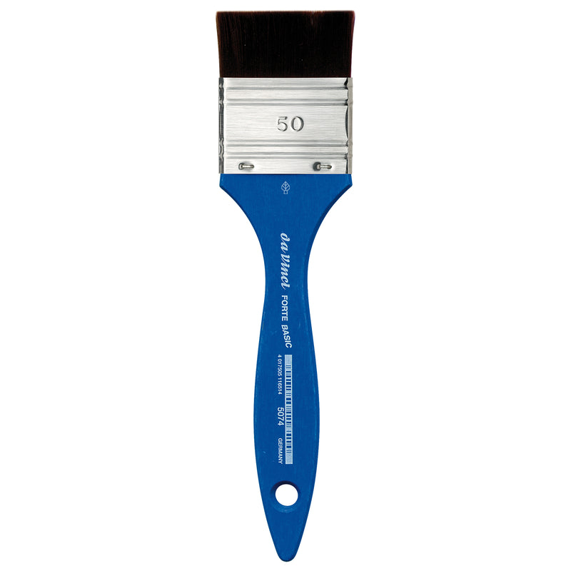 FORTE BASIC Mottler Brush, Synthetic, Acrylic, Flat, Series 5074, Size 50