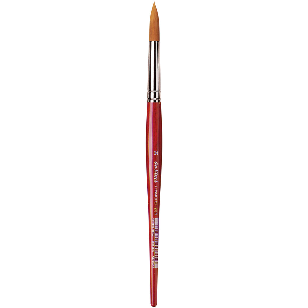 COSMOTOP-SPIN Silkpainting Brush, Synthetic, Watercolor, Round, Size 14