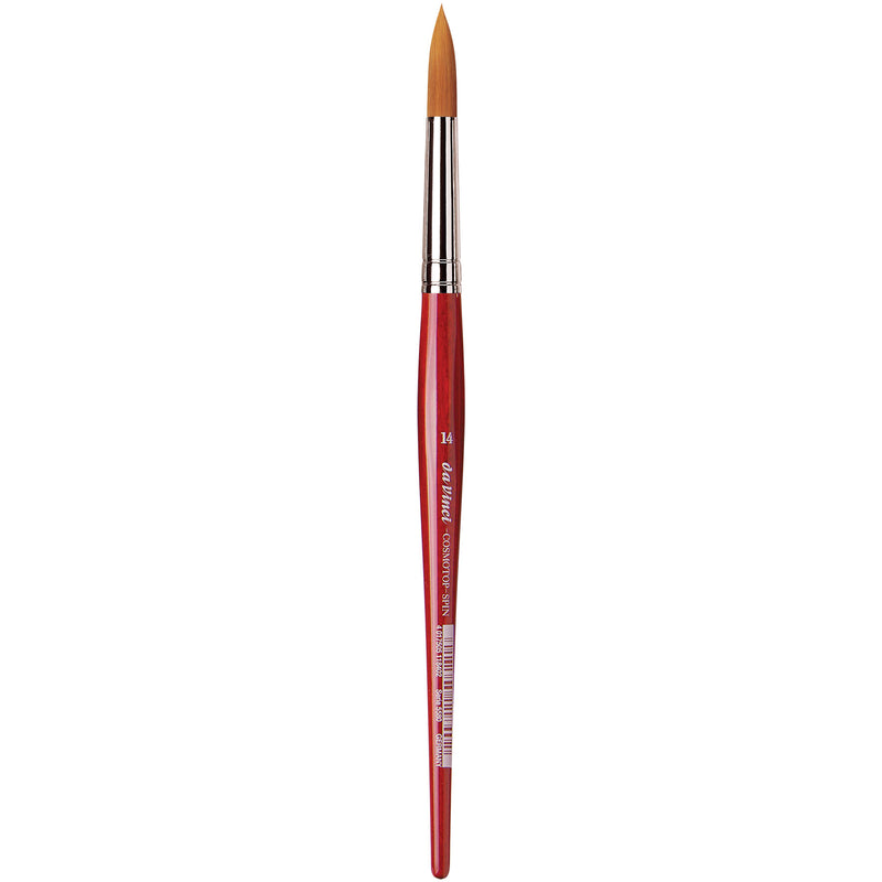 COSMOTOP-SPIN Silkpainting Brush, Synthetic, Watercolor, Round, Size 14