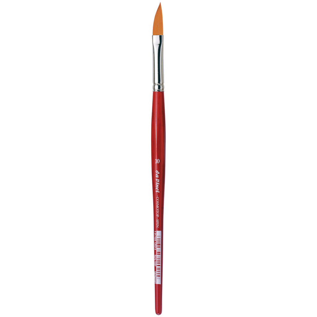 COSMOTOP-SPIN Striper Brush, Synthetic, Watercolor, Slant, Size 10