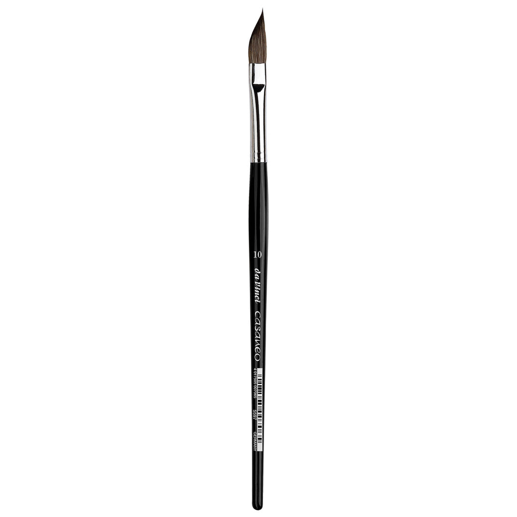 CASANEO Sword Shape, Extra Soft Synthetic, Watercolor & Acrylic, Slant, Series 5597, Size 10