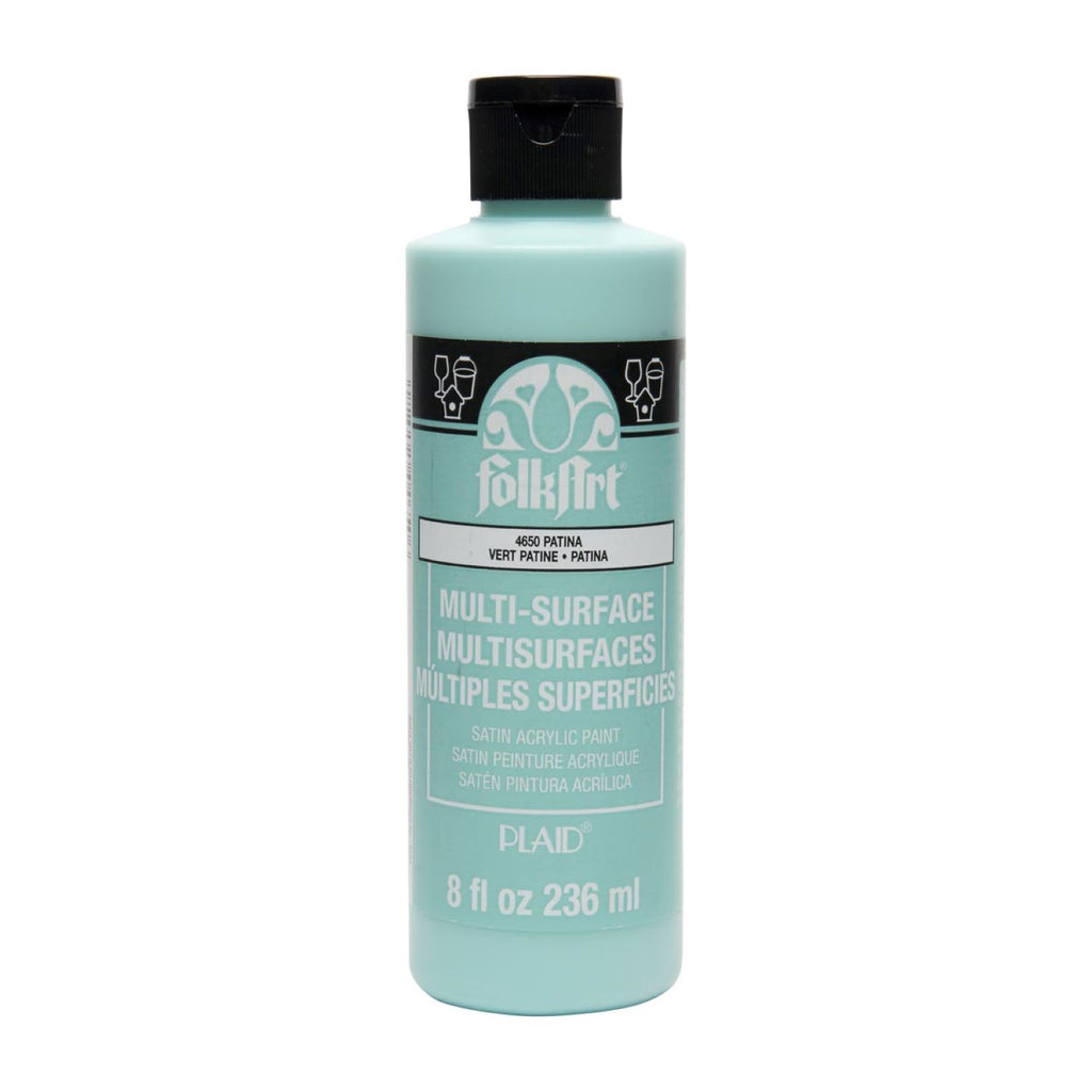 Acrylic Paint Satin Patina 8oz Folkart Multisurface