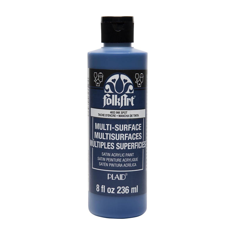 Acrylic Paint Satin Ink Spot 8oz Folkart Multisurface