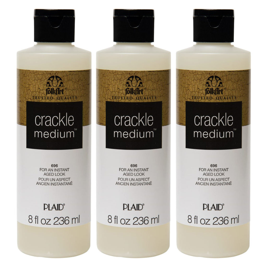 Crackle Medium, 8oz., Pack of 3