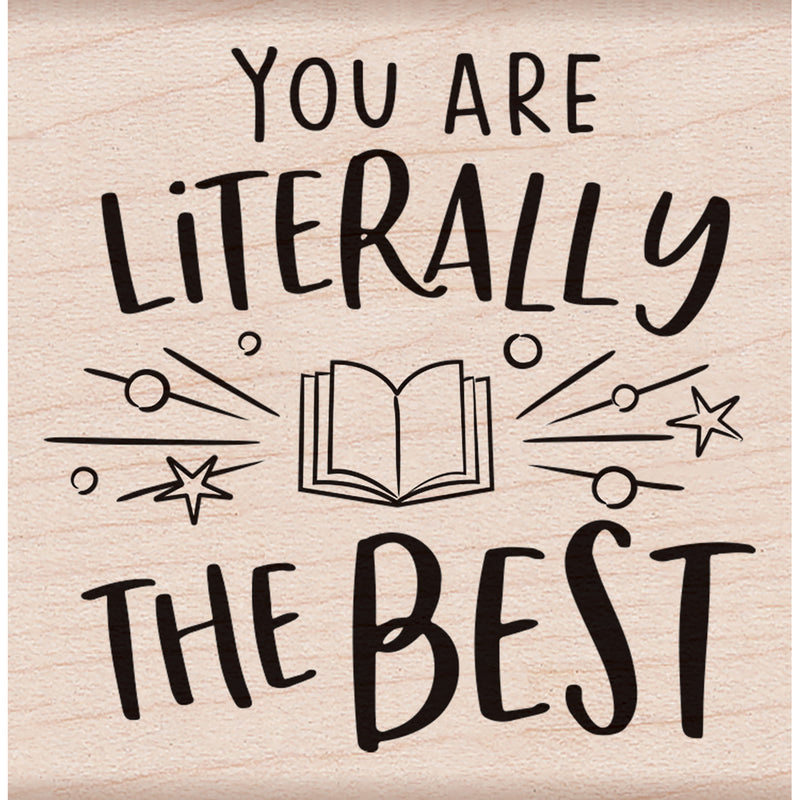 Literally the Best Wood Stamp, Pack of 3