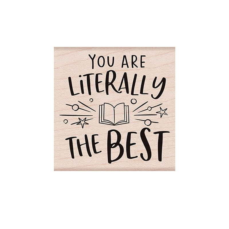 Literally the Best Wood Stamp, Pack of 3