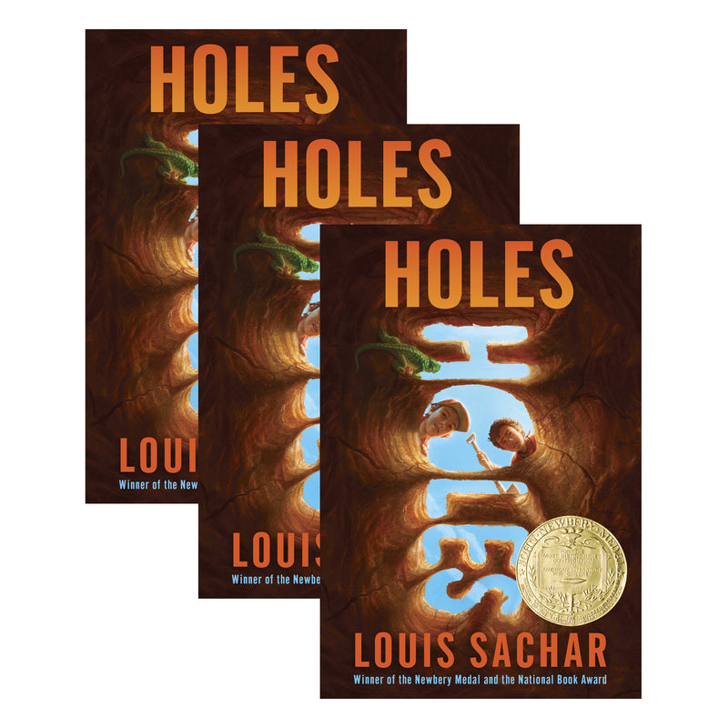 Holes Book, Paperback, Pack of 3 – Qualityucanafford