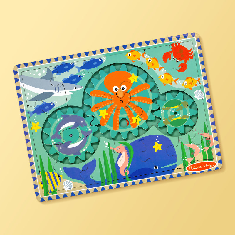 Underwater Wooden Gear Puzzle