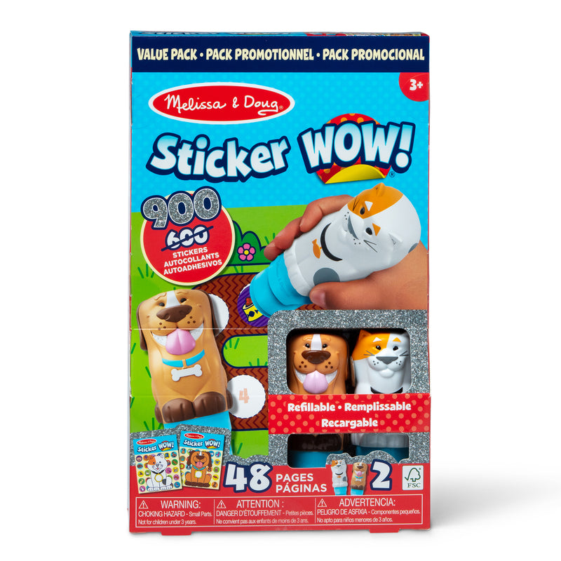 Sticker WOW! Activity Pad & Sticker Stamper Value Pack - Pets