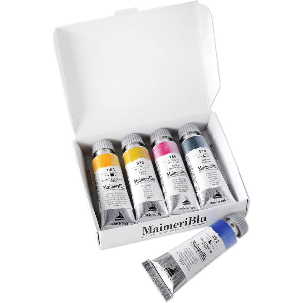 Watercolor Paint Introduction Set, 12ml, 5 Pieces