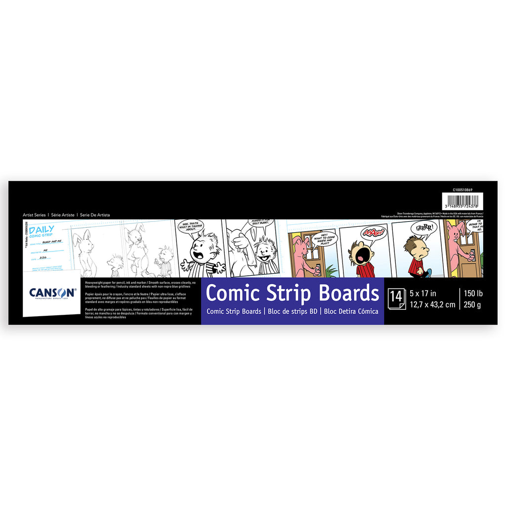 Comic Strip Board 14 Sheet 5x17in