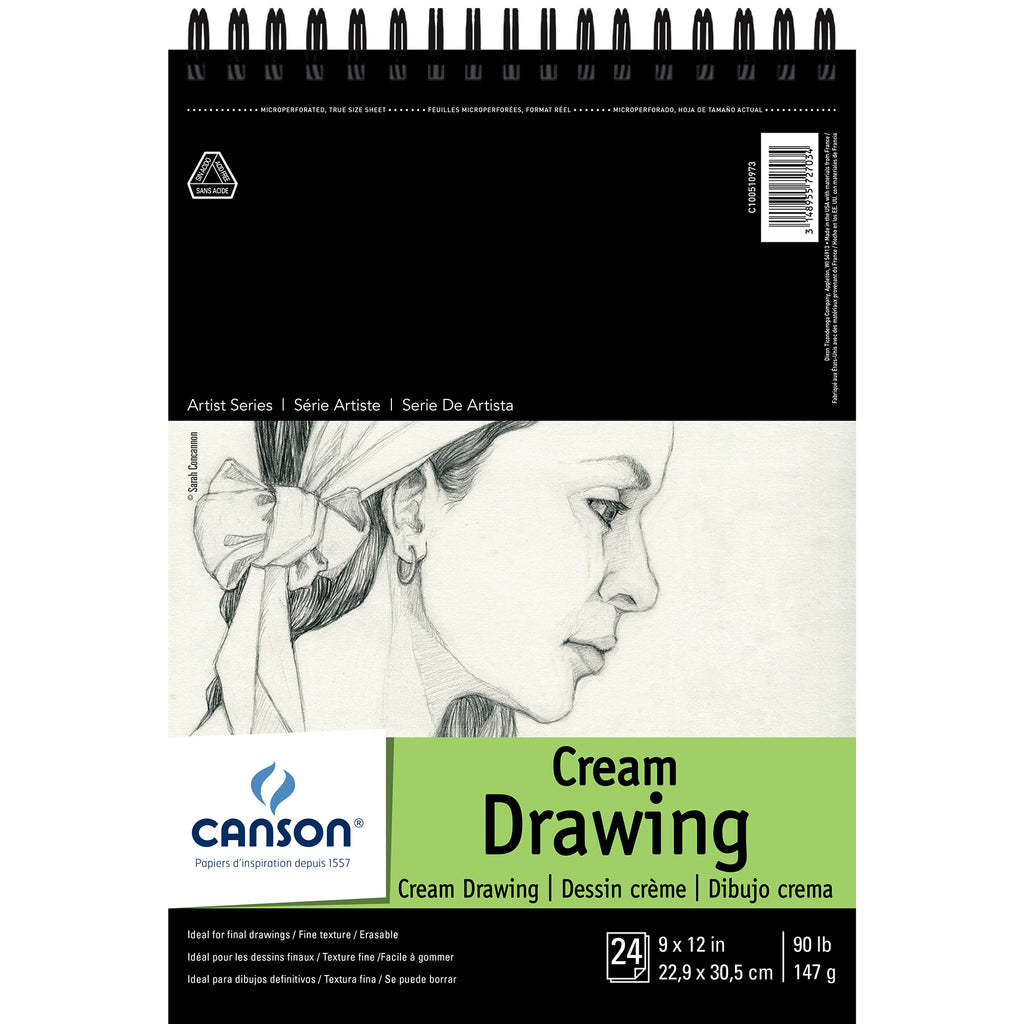 Drawing Pad Top 24 Sheet 9x12in