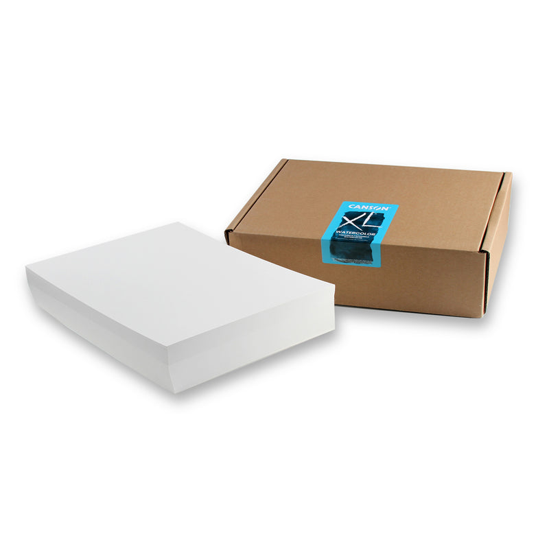 XL Series Watercolor Sheet Bulk Pack, Midweight White Paper, 100 Sheet, 9x12 inch, 1 Count