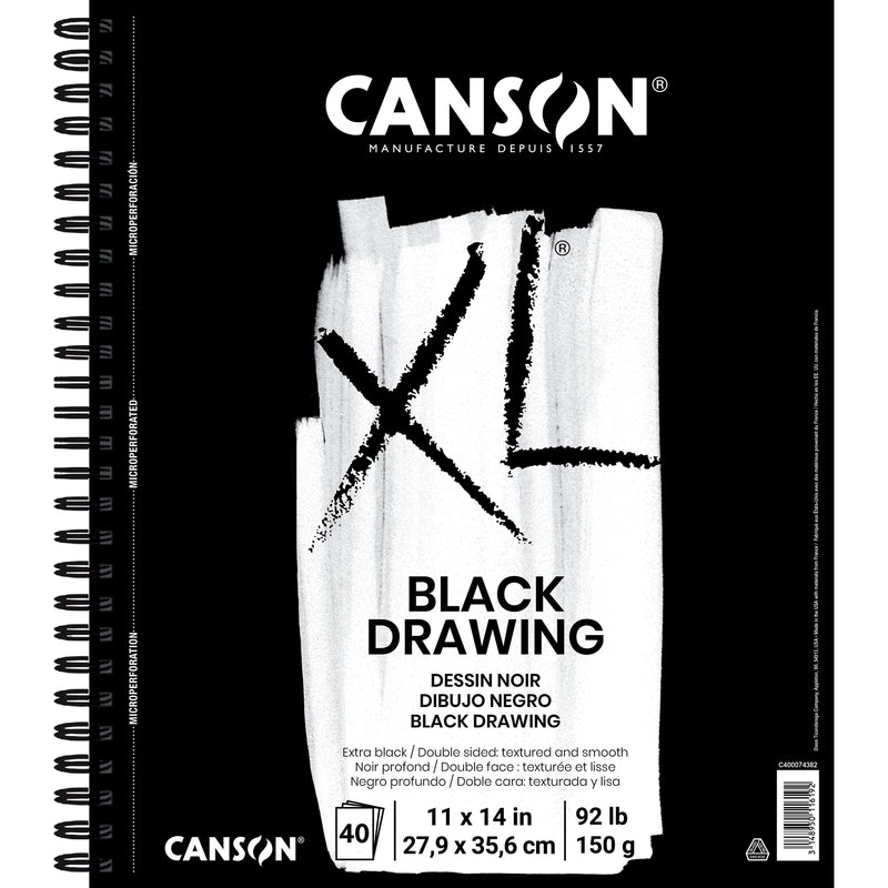 XL Series Drawing Pad, Side Wire Binding, 10 Sheet, 11x14 inch, 1 Count