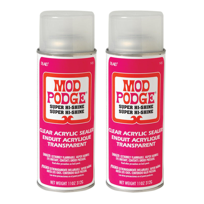 Acrylic Aerosol Sealer, 11oz., Super High Shine, Pack of 2