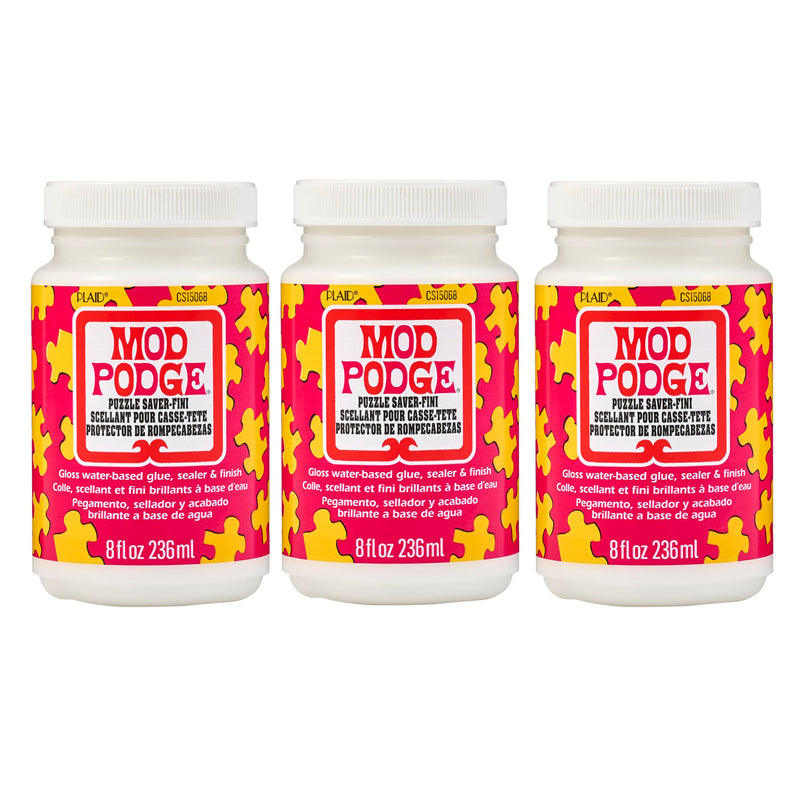 Puzzle Saver, Gloss, 8oz., Pack of 3