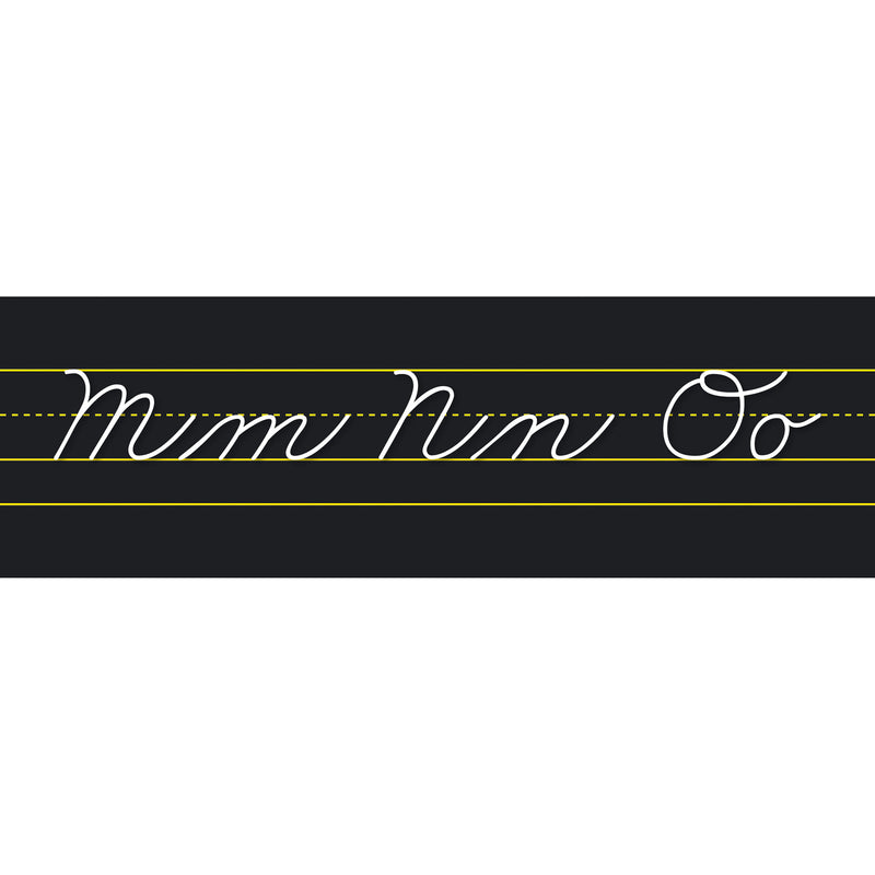 Alphabet Lines Black Traditional Cursive, Pack of 2