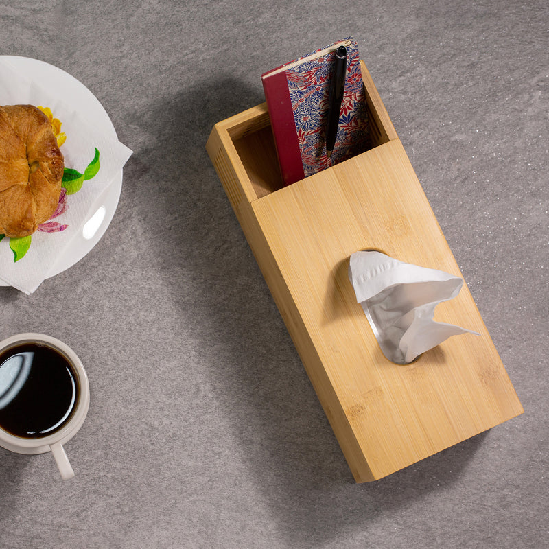 Bamboo Rectangular Tissue Box