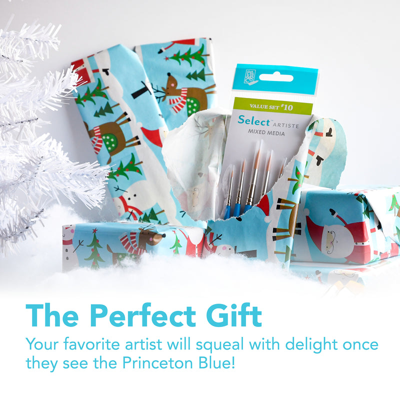 Select Lunar Mop Brush Size 1/2in Series 3750 Short Blue Handle