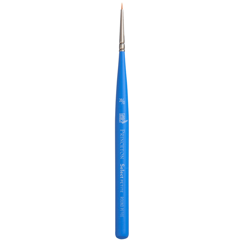 Select Round Brush Size 20/0 Series 3750 Short Blue Handle