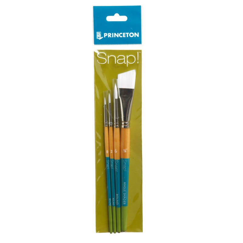 Snap Brush Set 3 Short 4ct W/angle Rnd0 Rnd2 Rnd6