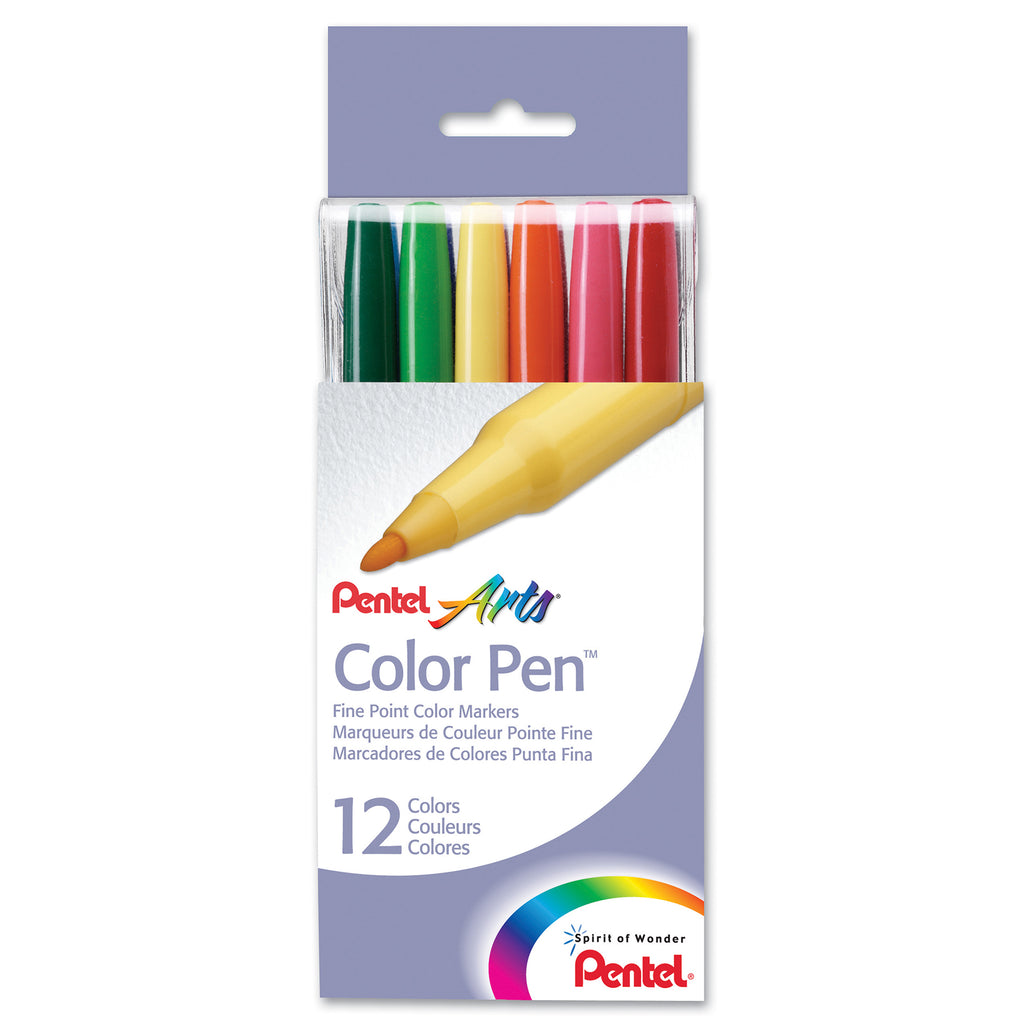 Pentel Arts Color Pen 12-color Set Pentel Arts